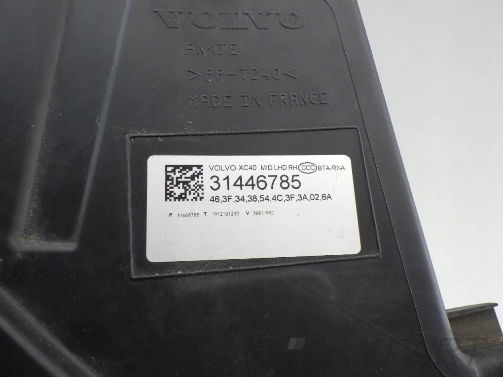 VOLVO XC40 XC 40 FULL LED MID 17- RIGHT HEADLIGHT