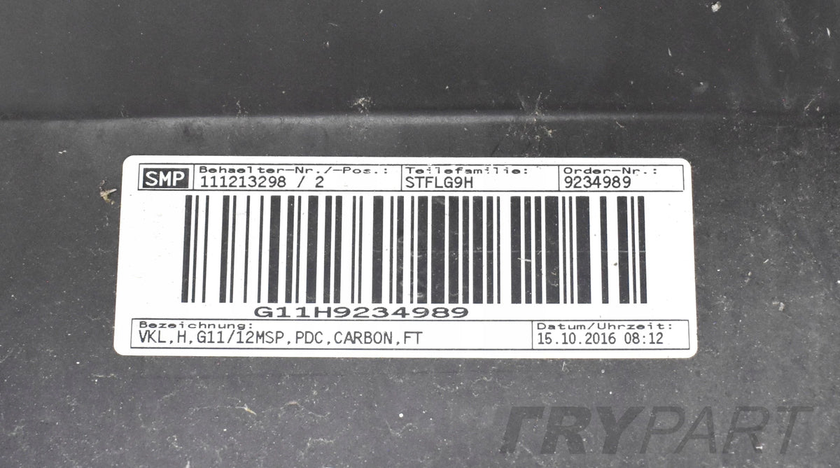 BMW 7 G11 G12 M Sport Package Rear Bumper Genuine