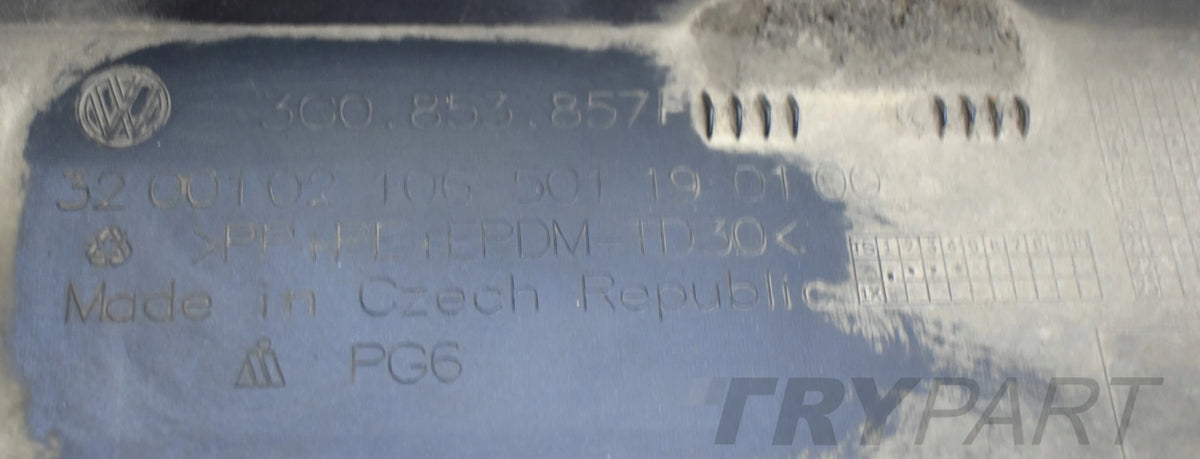 VW PASSAT B8 3G0 LEFT SILL STRIP ORG