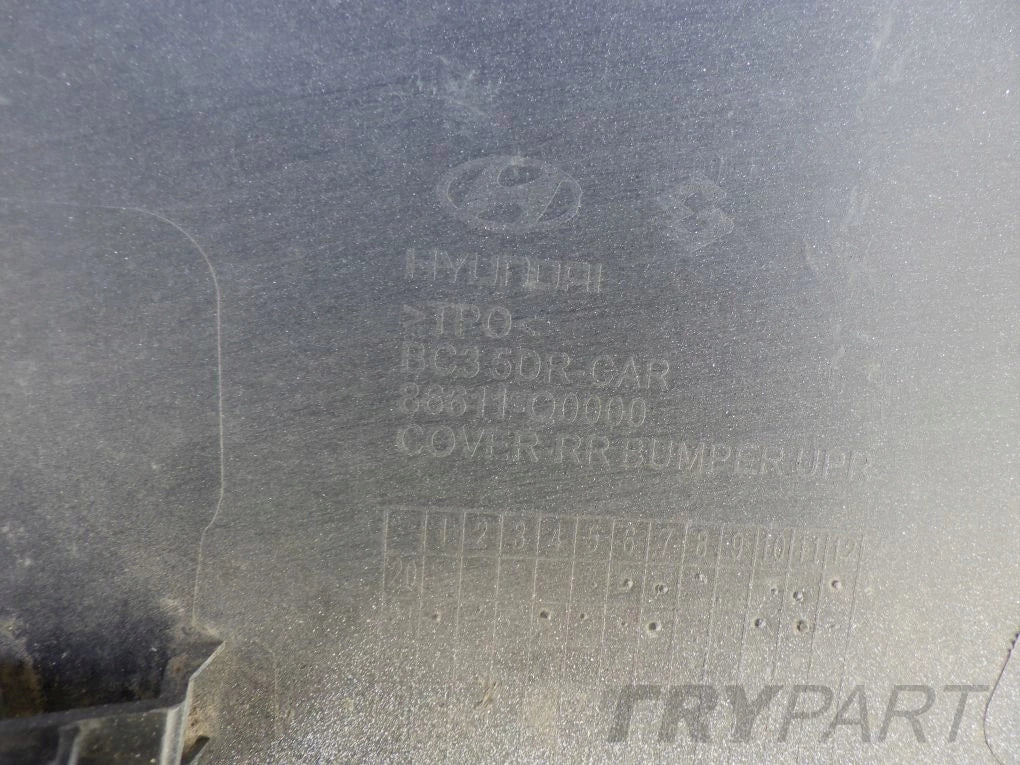 HYUNDAI I20 I 20 3 III 20- REAR BUMPER WITHOUT PDC