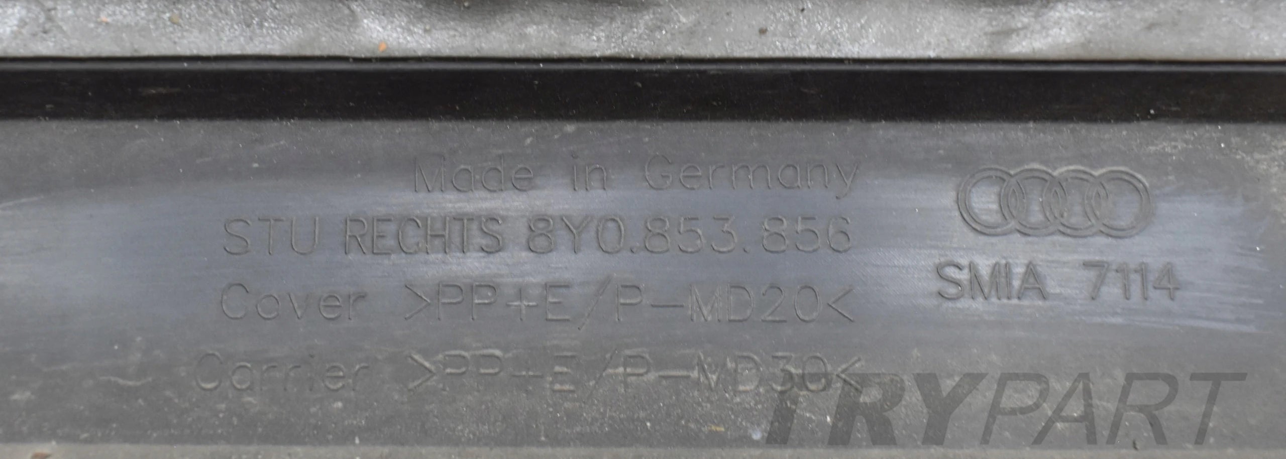 AUDI A3 8Y S LINE RIGHT SILL TRIM PANEL ORG 8Y0853856