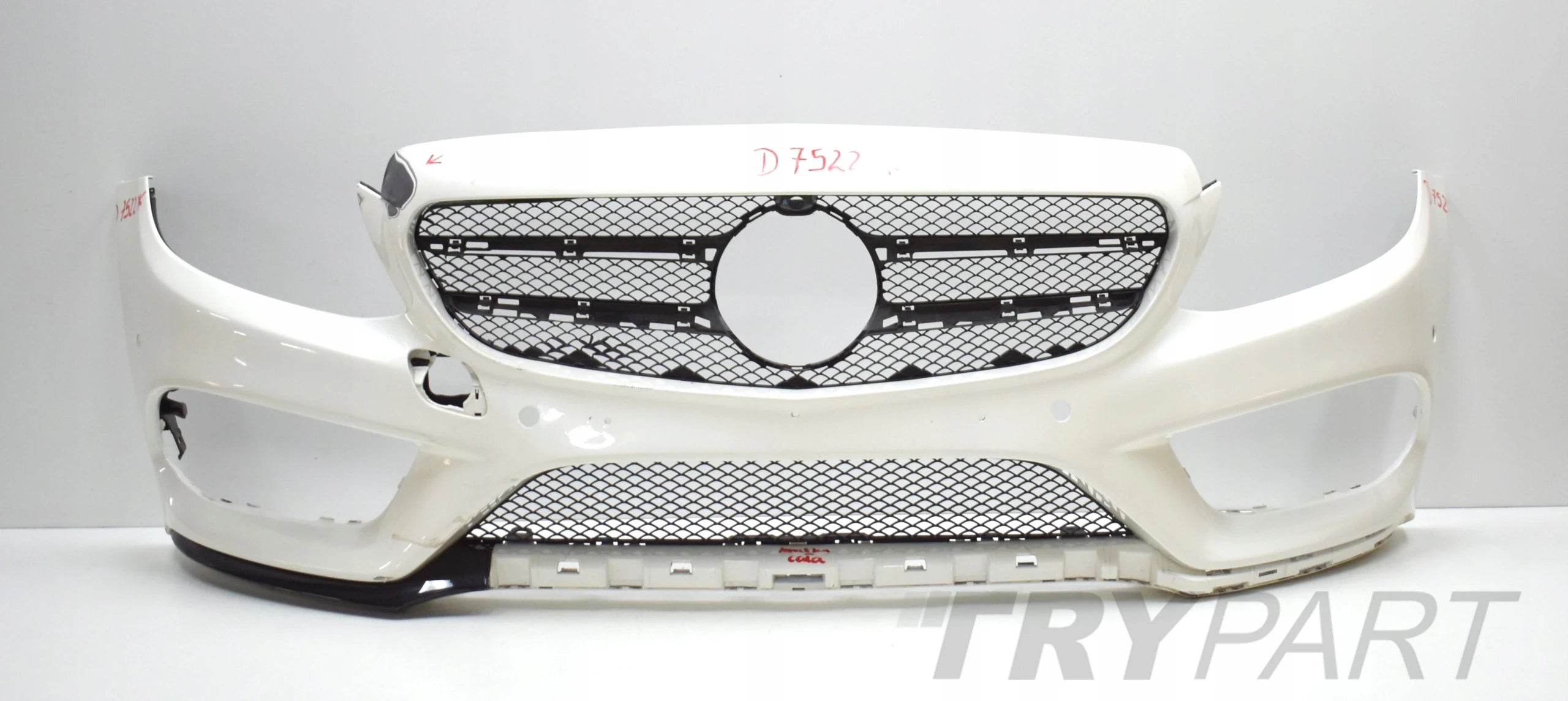 MERCEDES C CLASS W205 AMG FRONT BUMPER ORG + GRILLE