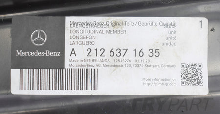 MERCEDES E-CLASS W212 RIGHT SILL PANEL POST