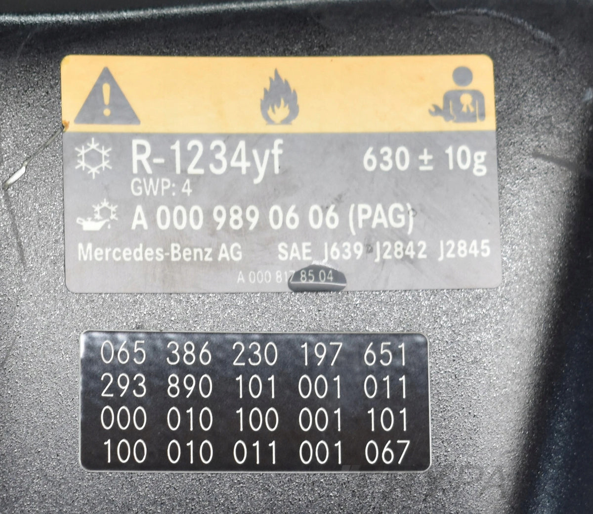 MERCEDES EQC W293 A293 ENGINE COVER ORG