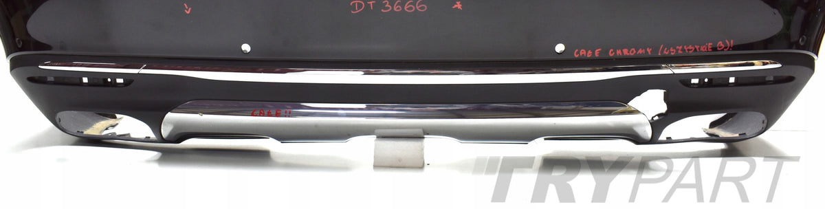 MERCEDES GLS W167 REAR BUMPER REAR ORIGINAL + FULL CHROME