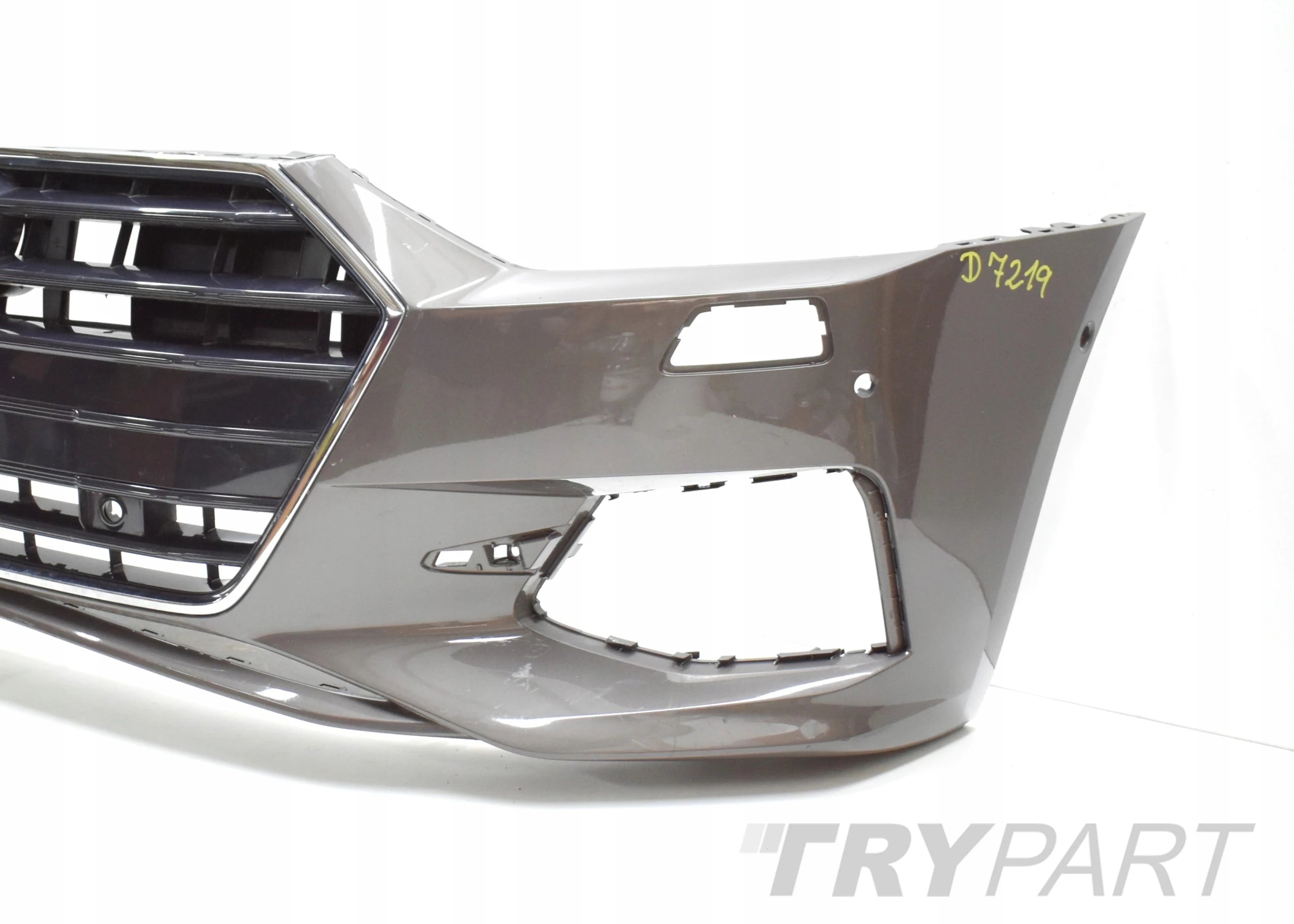 AUDI A7 C8 4K8 FRONT BUMPER ORG + CHROME