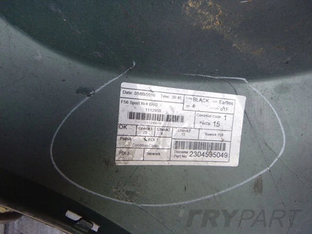 MINI COOPER S 14- F56 Rear Bumper