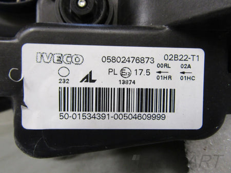 IVECO DAILY IV HEADLIGHT STANDARD 14-19 RH 05802476873