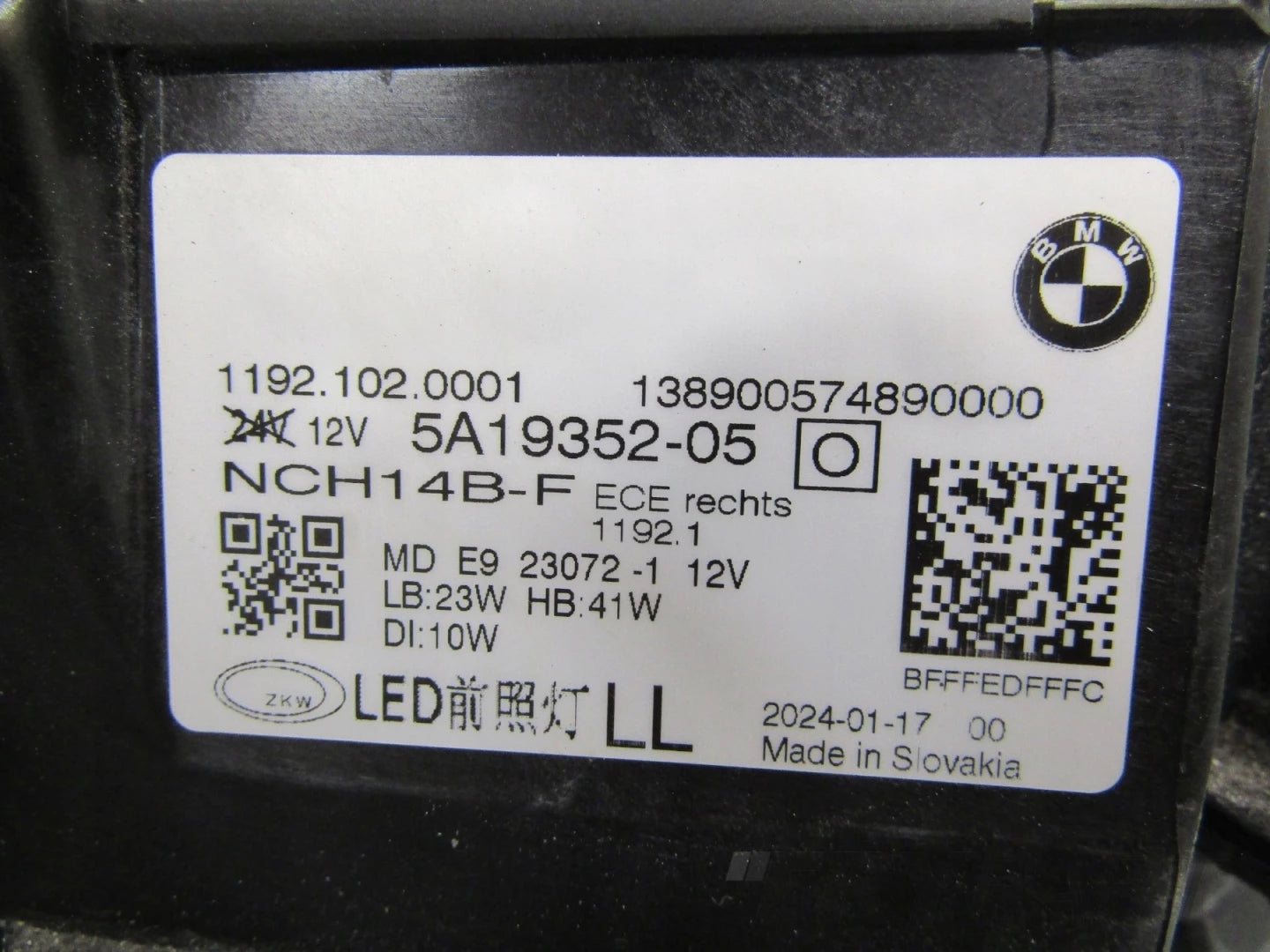 Front Lamp BMW 4 G22 G23 G26 M3 G80 M4 G82 FULL LED 20- RH 5A19352