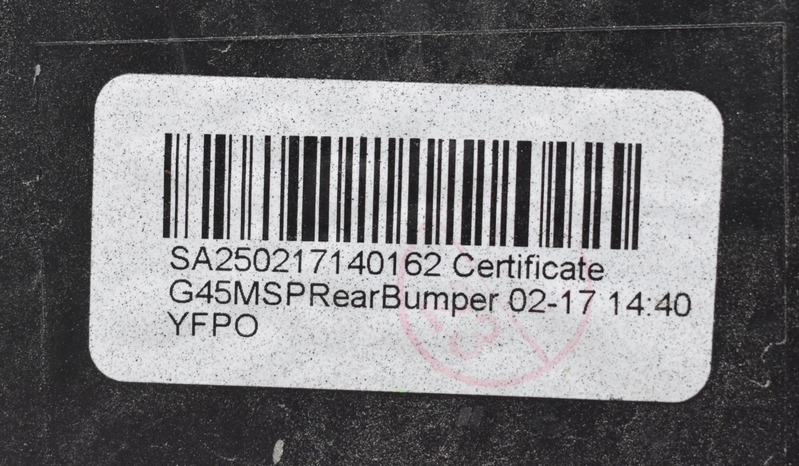 BMW X3 G45 M Package Rear Bumper Genuine