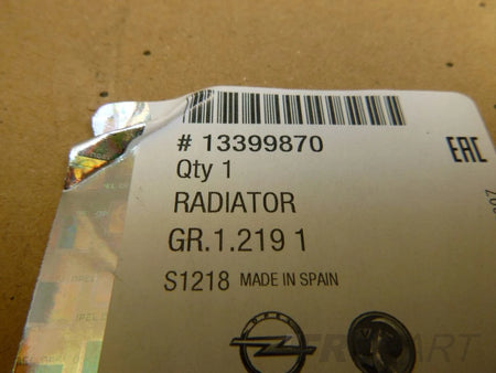 OPEL ADAM CORSA D 1.2 1.4 WATER RADIATOR