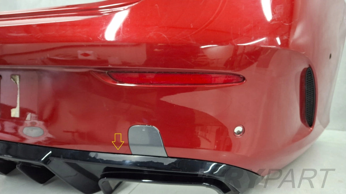 Rear bumper Mercedes C 205 COUPE CABRIO AMG Brabus 15-