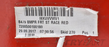 FORD FIESTA MK8 VIII ST LINE FRONT BUMPER ORG