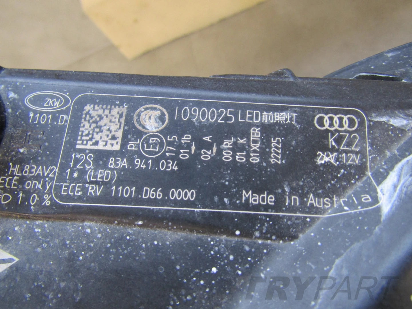 Audi Q3 83A FULL LED Headlight 18- RH 83A941034