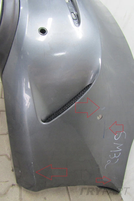 Mercedes C 205 Coupe Cabrio AMG Rear Bumper 15-
