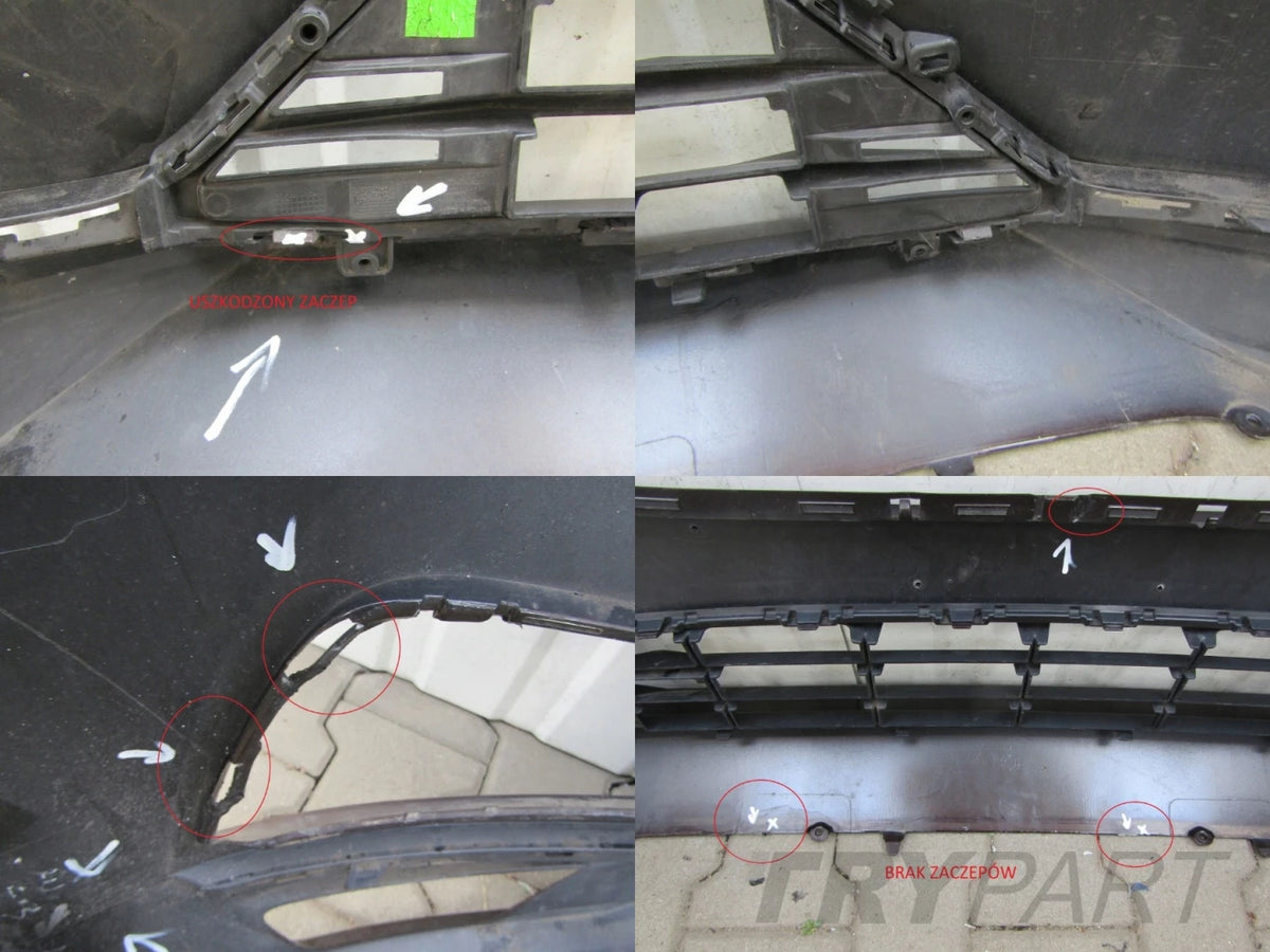Front Bumper for Volvo XC60 II 2 17-