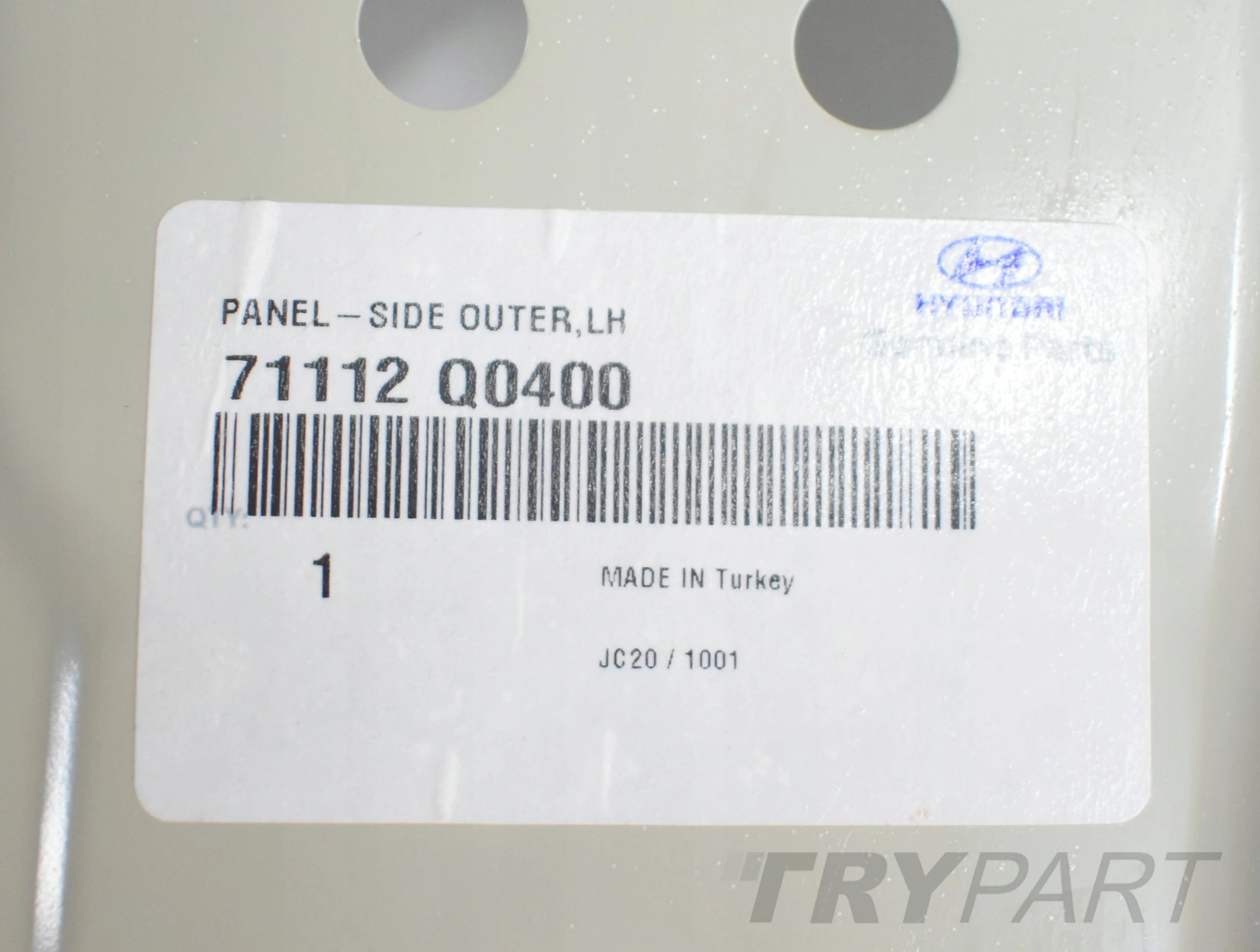 HYUNDAI BAYON LEFT SILL LEFT BODY PANEL LEFT REAR FENDER ORG NEW 71112 Q0400