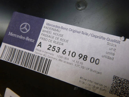 MERCEDES GLC W253 A 253 rear fender right wheel arch