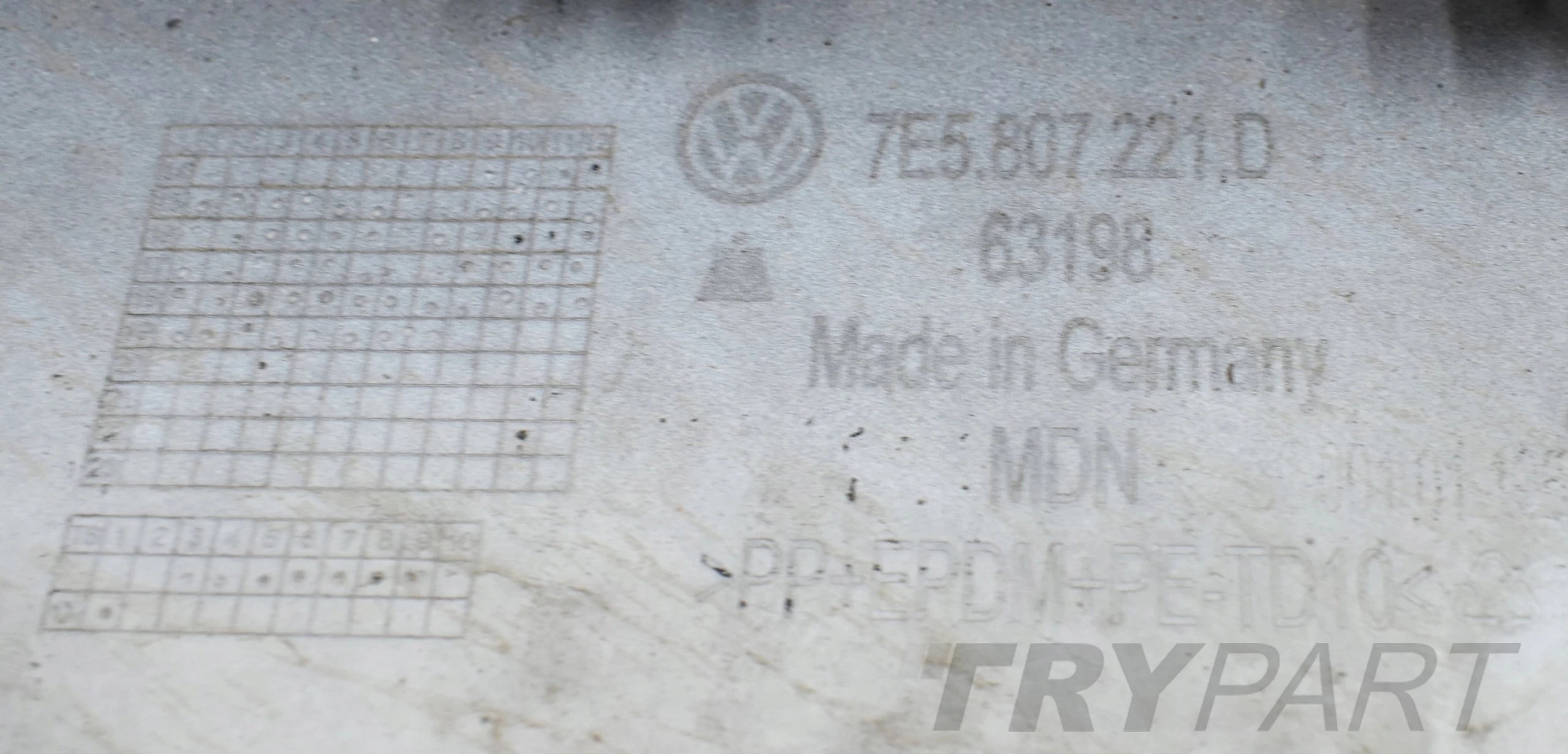 VW TRANSPORTER T6 MULTIVAN 7E5 FRONT BUMPER ORG + GRILLE