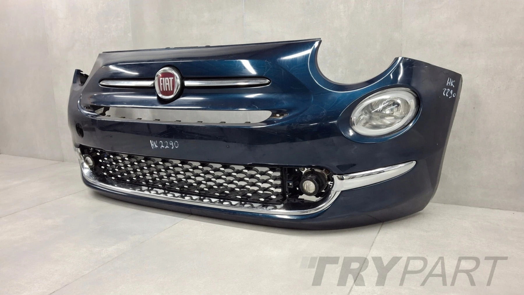 Front Bumper Fiat 500 Lift 15-24 / + Halogen Lights