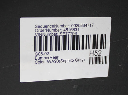 BMW IX3 G08 M PACKAGE FACELIFT LCI REAR BUMPER ORG + BOTTOM