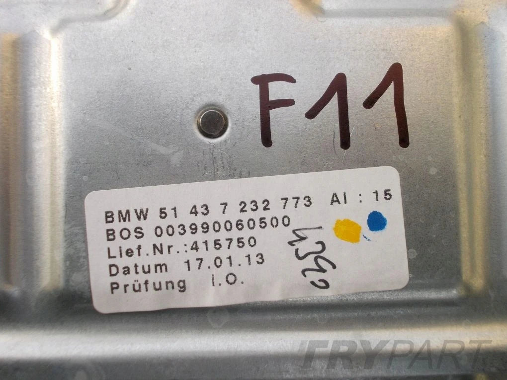 BMW 5 F11 trunk roller blind mechanism