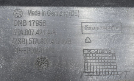VW TOURAN III 5TA REAR BUMPER ORIGINAL + BOTTOM