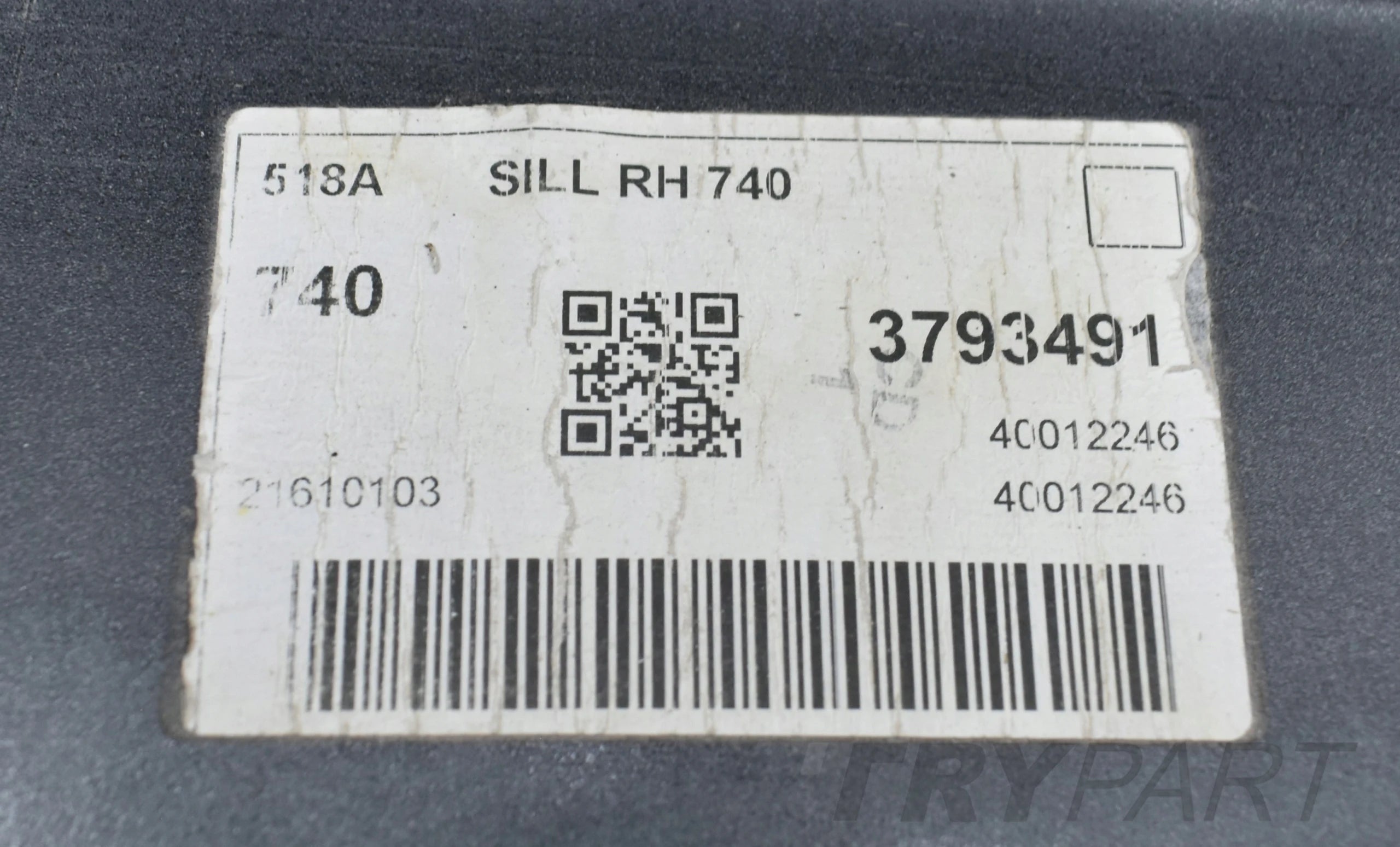 VOLVO XC90 II RIGHT SILL DOOR SILL MOULDING ORG 31672375