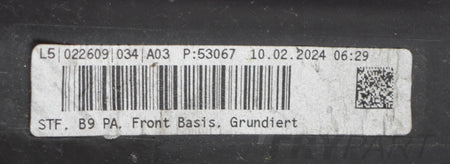 AUDI A4 B9 8W0 LIFT FRONT BUMPER FRONT ORIGINAL