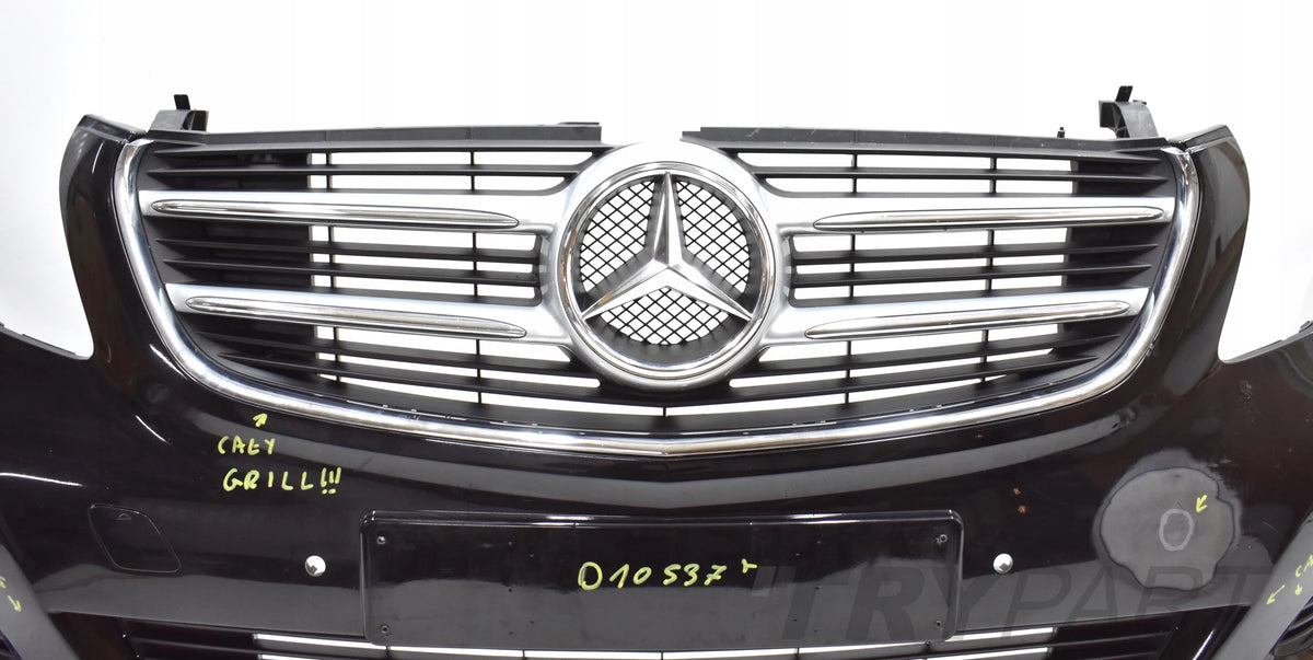 MERCEDES VITO V-CLASS W447 FRONT BUMPER ORG + GRILLE + VENTS