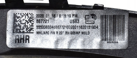 BMW X5 G05 M PACKAGE REAR FENDER RIGHT TRIM ORG