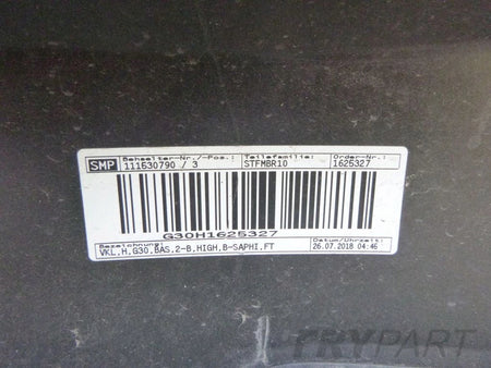 BMW 5 G30 SEDAN REAR BUMPER