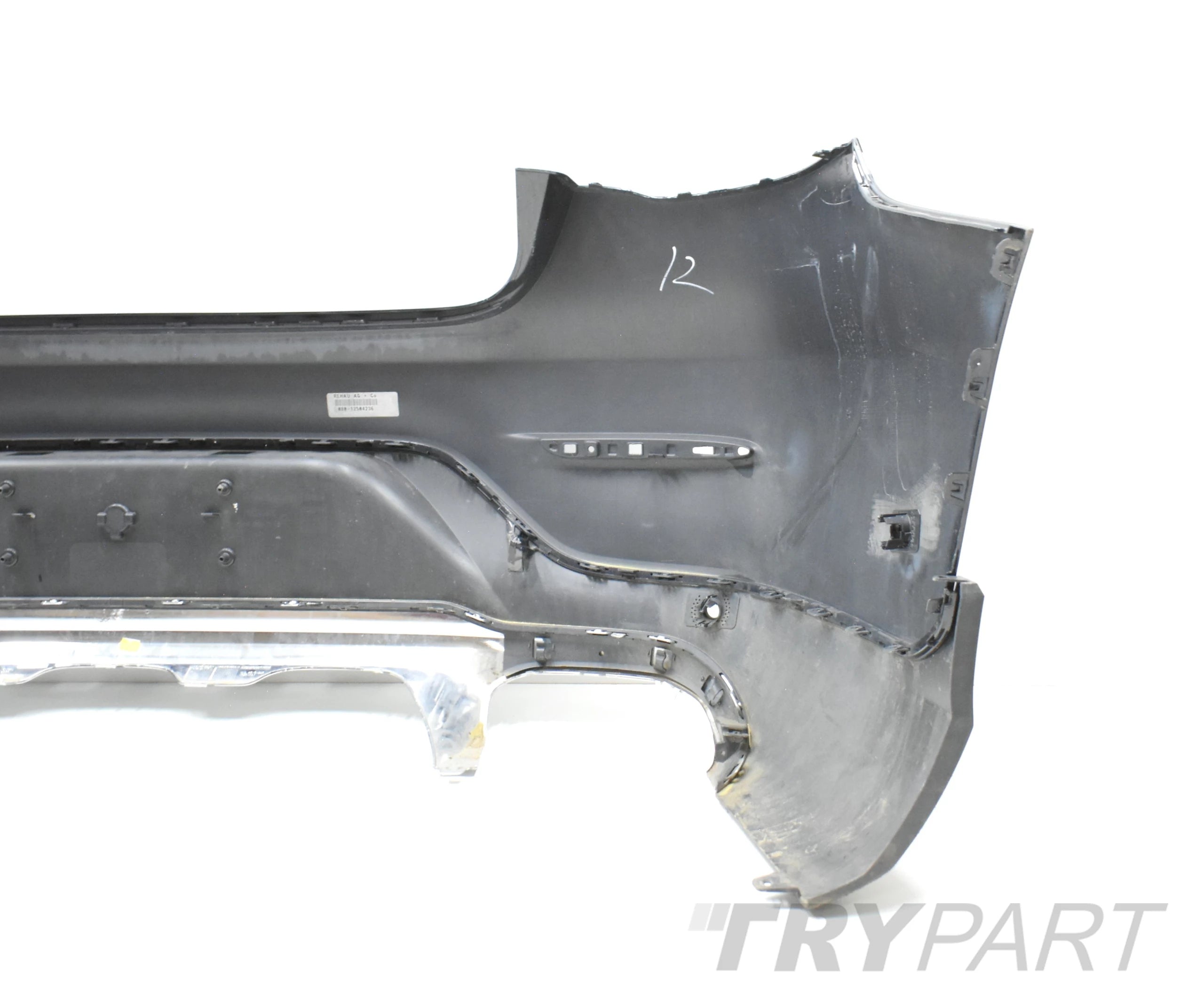 MERCEDES GLC W253 AMG COUPE LIFT REAR BUMPER + CHROME
