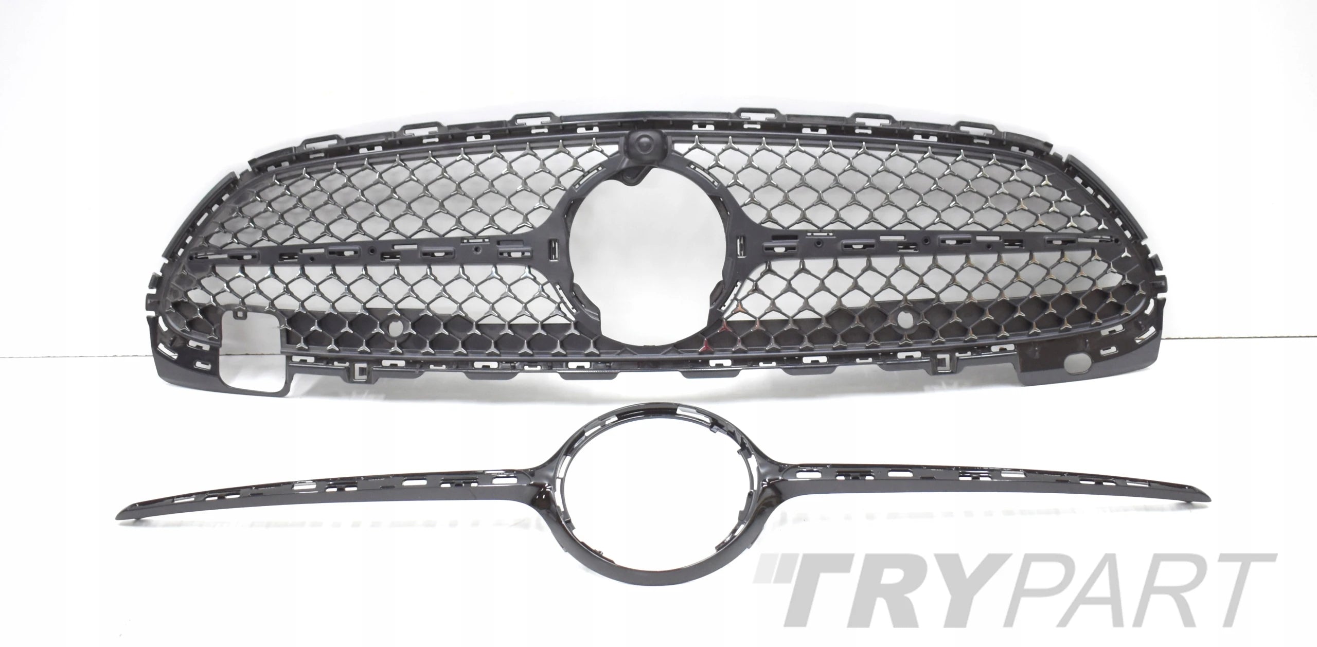 MERCEDES C CLASS W206 AMG CHROME GRILLE FRONT BUMPER CHROME ORIGINAL NEW A2068882100