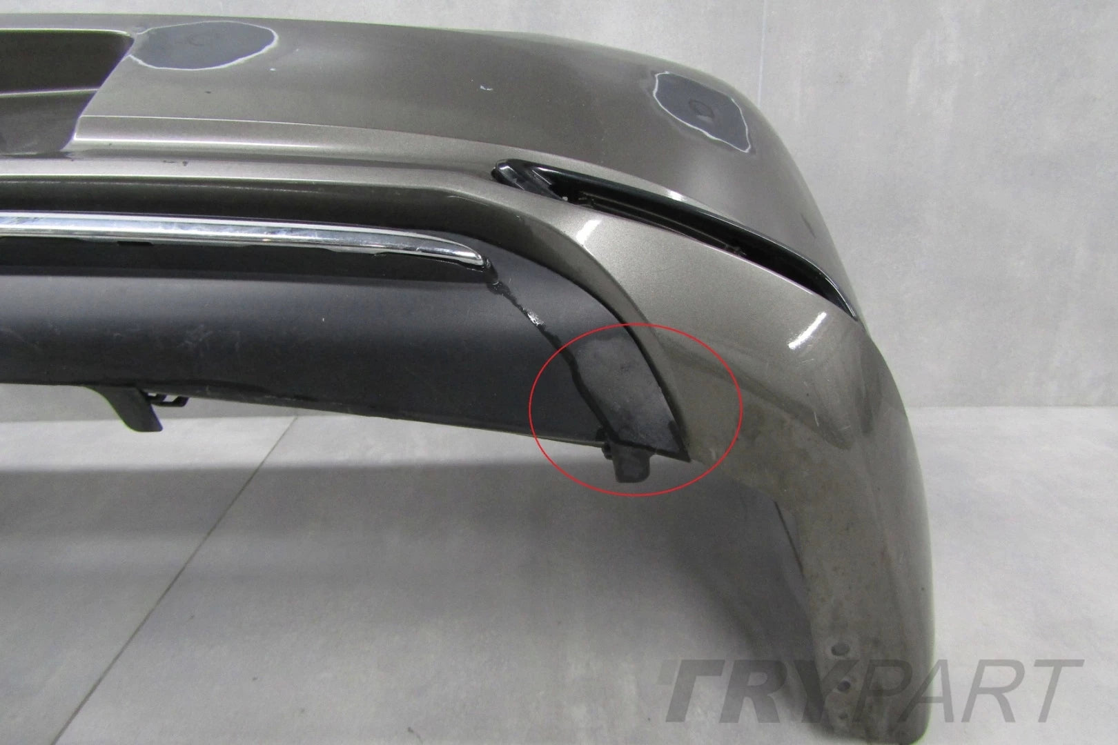 Rear bumper for Toyota Auris II 2 lift HB 15-18