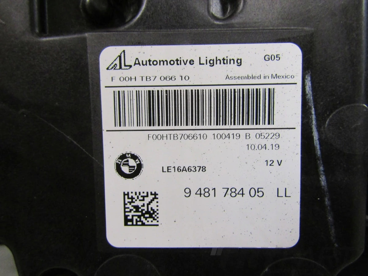 BMW X5 G05 X6 G06 FULL LED 18-23 RH RIGHT HEADLIGHT 9481784