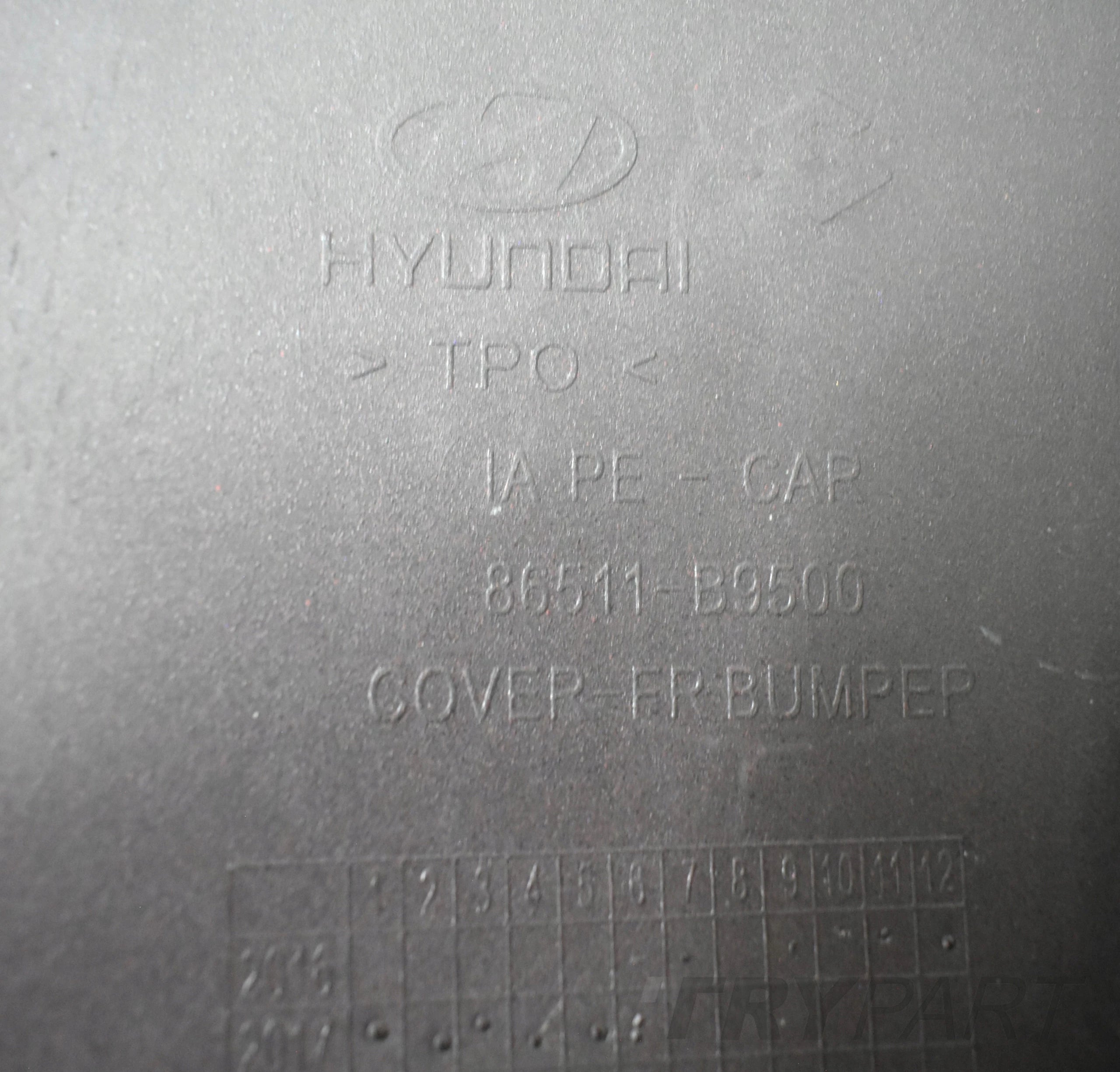 HYUNDAI I10 II LIFT FRONT BUMPER ORG 16+