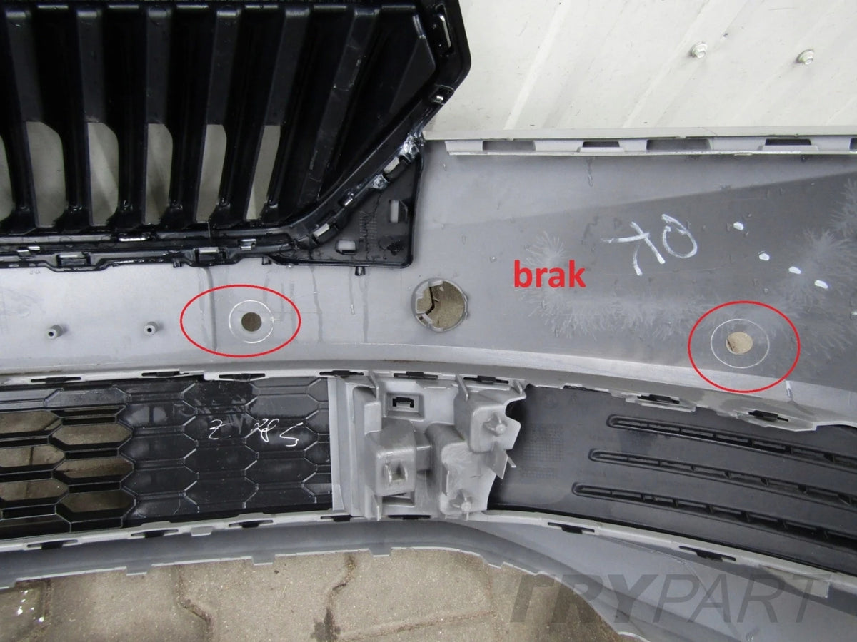 Front Bumper Skoda Fabia 3 III 6V0 Lift 18-21