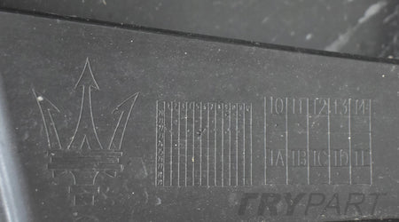 MASERATI GRECALE FRONT BUMPER ORG + GRILLE
