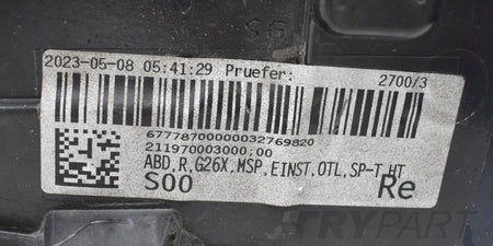 BMW 4 G26 M PACKAGE RIGHT SILL PANEL ORIGINAL