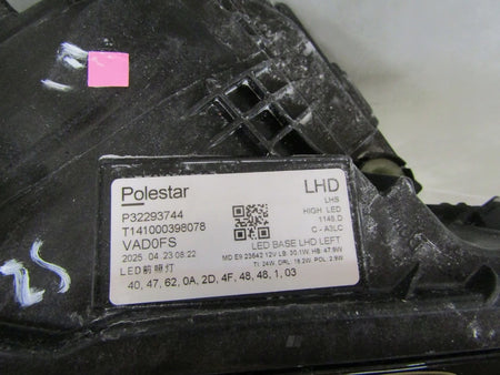POLESTAR II 2 FULL LED BASE 20- LH LEFT HEADLAMP P32293744