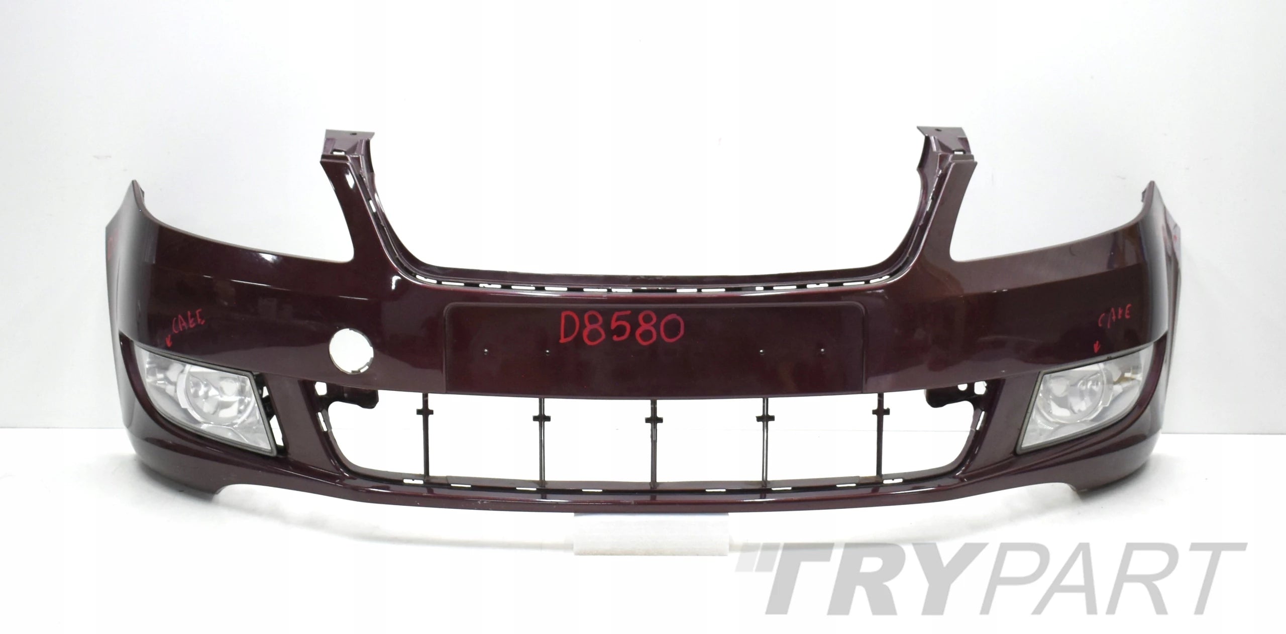 SKODA FABIA II LIFT 5J0 FRONT BUMPER ORIGINAL + FOG LIGHTS
