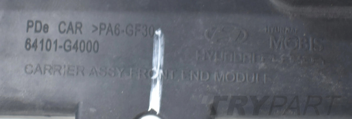 HYUNDAI I30 III FRONT REINFORCEMENT BAR FRONT PANEL ORG 64101-G4000