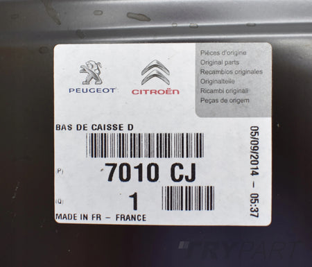 PEUGEOT 5008 RIGHT SILL COVER PILLAR ORG NEW