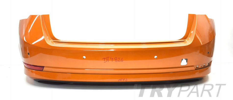 SKODA OCTAVIA IV 5E6 REAR BUMPER ORIGINAL SEDAN + BOTTOM