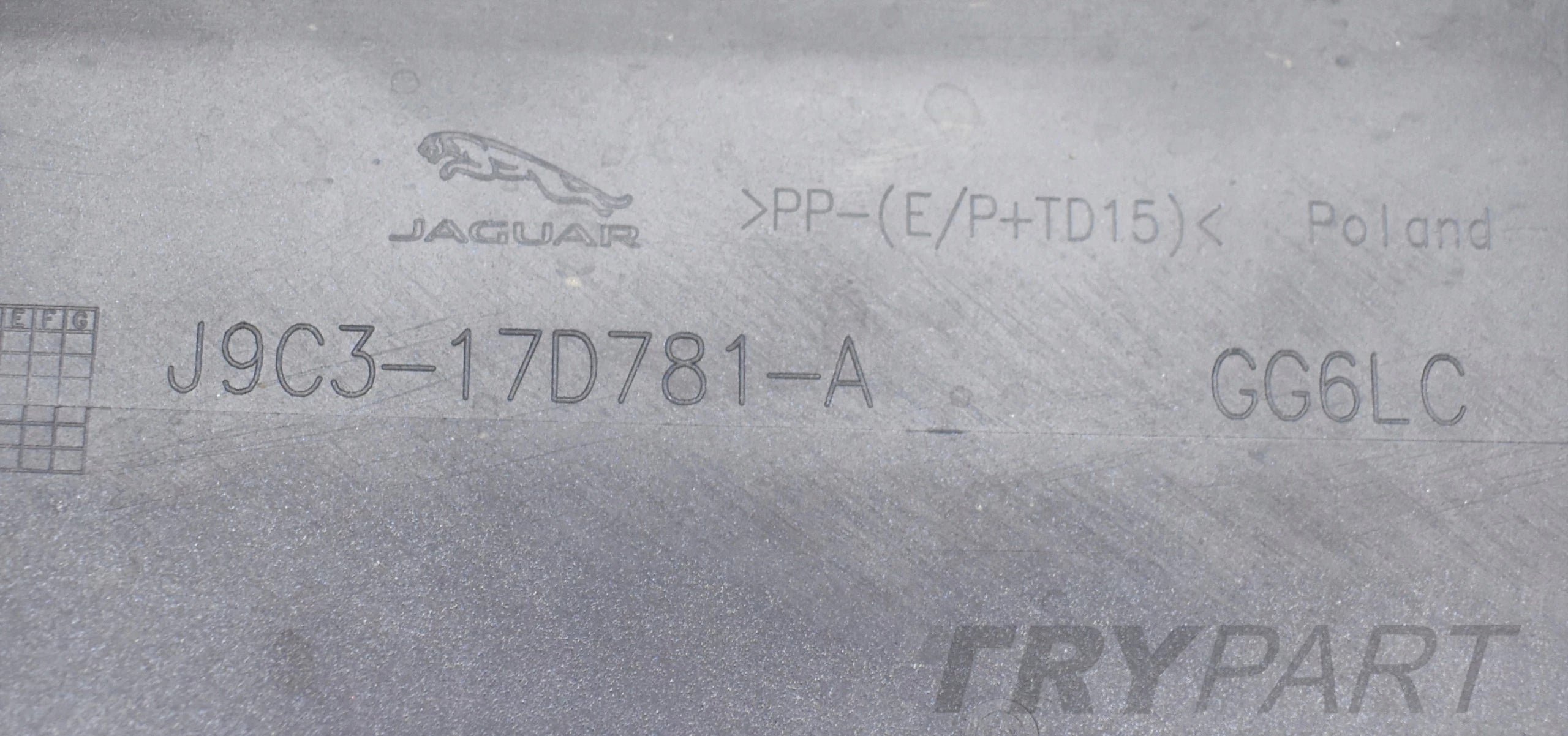 JAGUAR E PACE E-PACE LIFT REAR BUMPER ORG