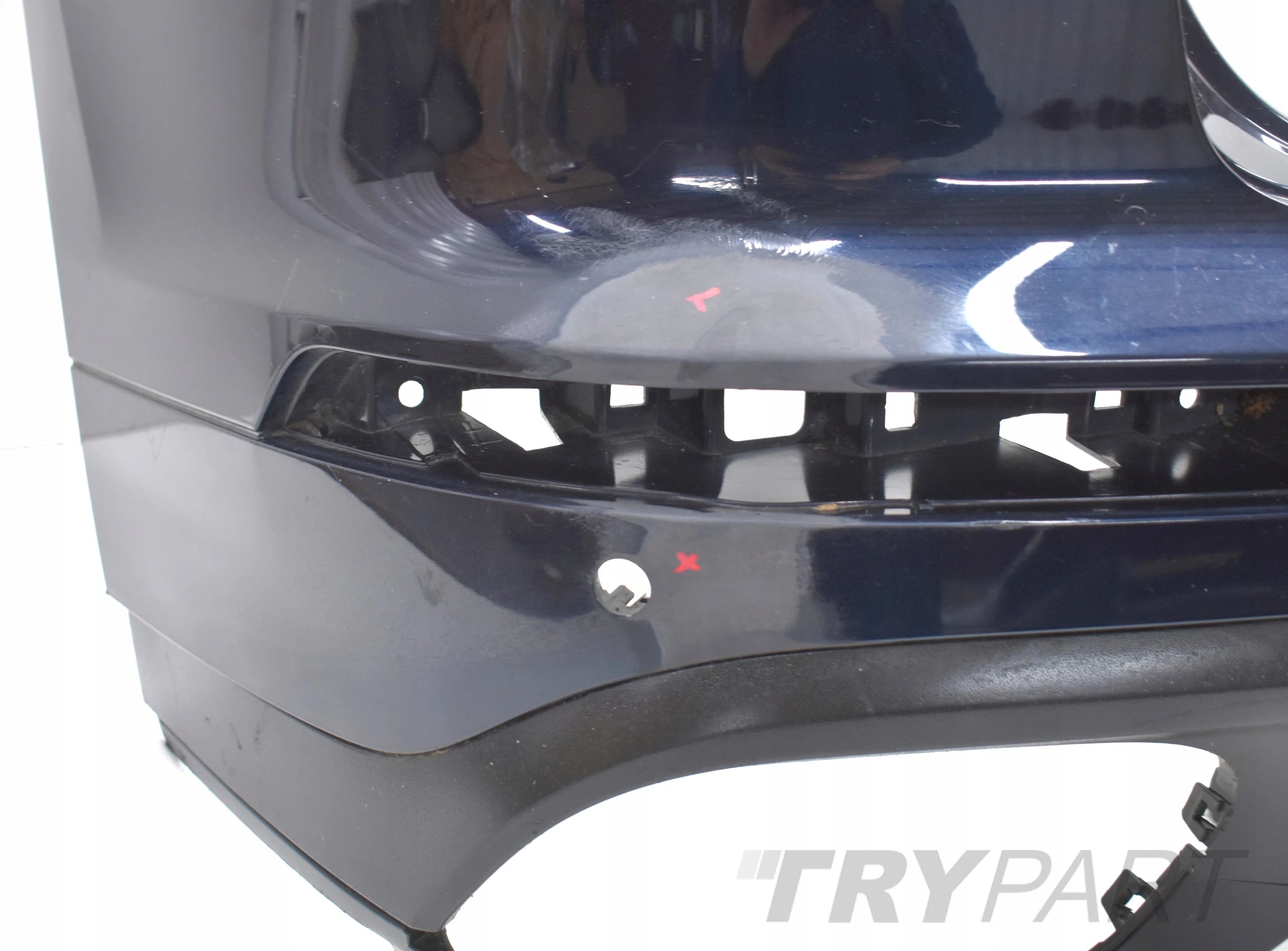 PORSCHE CAYENNE II LIFT 7P5 REAR BUMPER ORG + MOUNTS