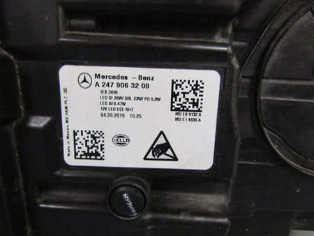 MERCEDES GLB 247 FULL LED HIGH PERFORMANCE HEADLIGHT 19-23 RH A2479063200