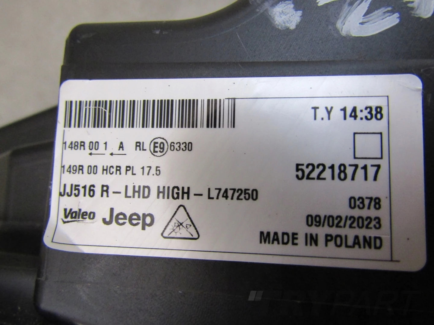 HEADLIGHT JEEP AVENGER FULL LED RH RIGHT 23- 52218717