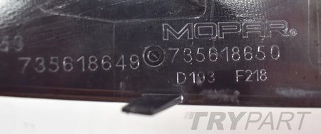 LANCIA YPSILON MIDDLE CHROME BUMPER TRIM ORG